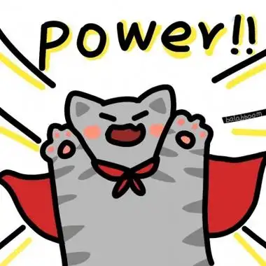 举双手power表情包可爱头像图片大全