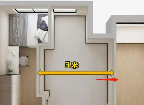 常规两居室,巧妙改三居,让你的家舒适又好住