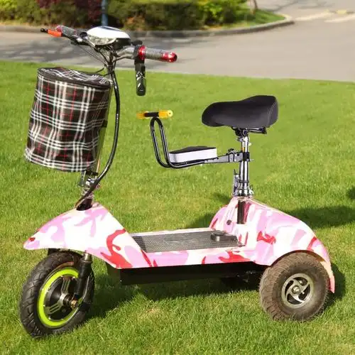 电动三轮车迷你电动车成人折叠女性代步锂电池电瓶车电动三轮车