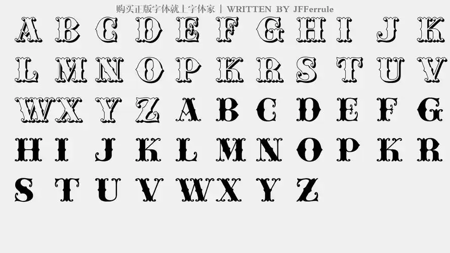 jfferrule免费字体下载 - 英文字体免费下载尽在字体家