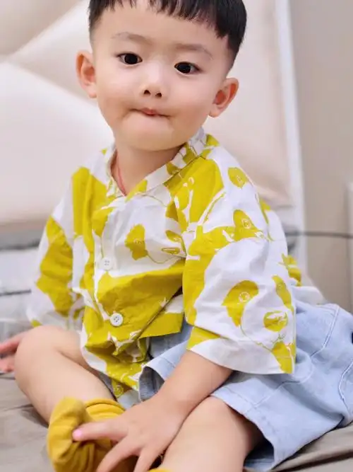 我的小男孩慢慢在长大越来越帅气可爱如果在懂事听话那么一点点老母亲