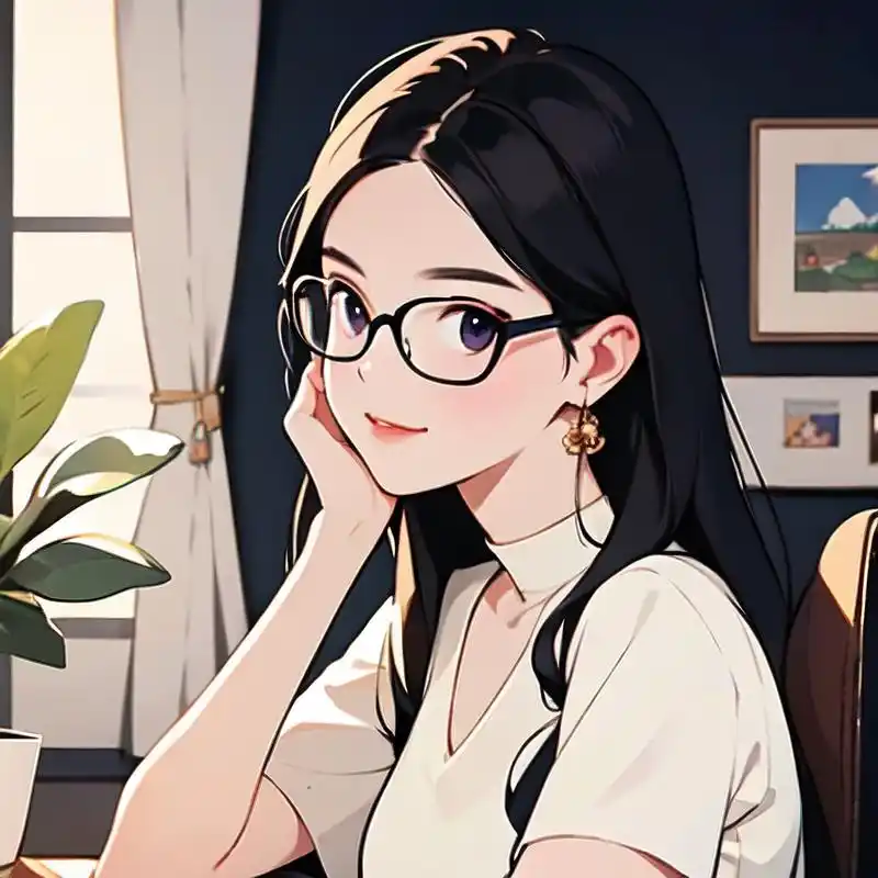 92 戴眼镜的女生头像来啦!