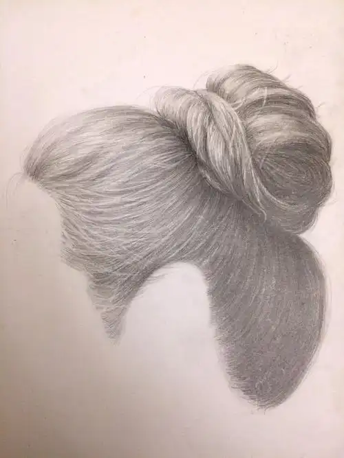 佛系手绘――丸子头