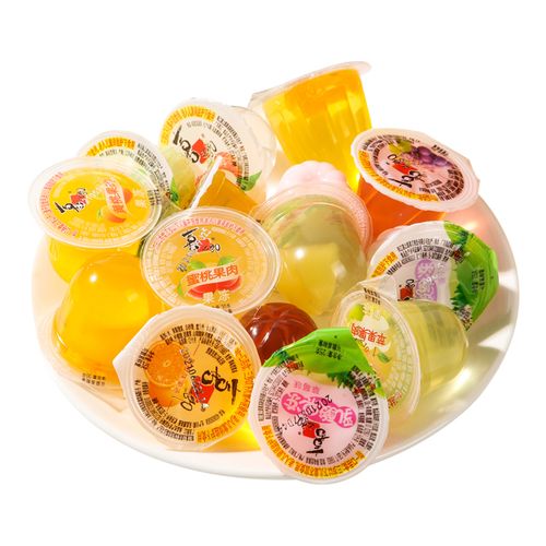 喜之郎果肉果冻口味500g1000g混合合口味散装果汁果冻