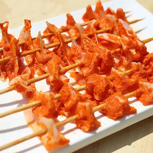 新奥软骨串软骨脆香串脆骨鸡肉串1000g20串烧烤奥尔良腌制鸡脆骨鸡软