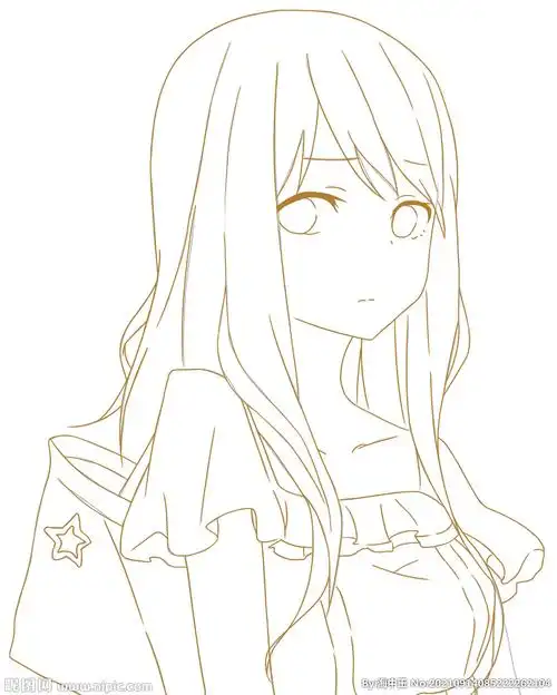 rgb100共享分举报收藏立即下载关 键 词:临摹 线稿 美少女 二次元