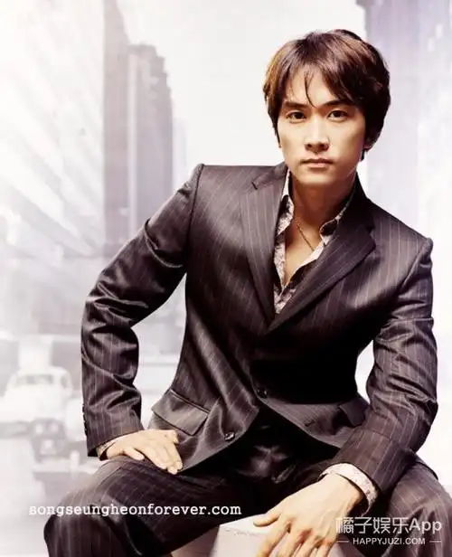 老照片宋承宪早期照片鲜肉脸型男身材帅出天际啊