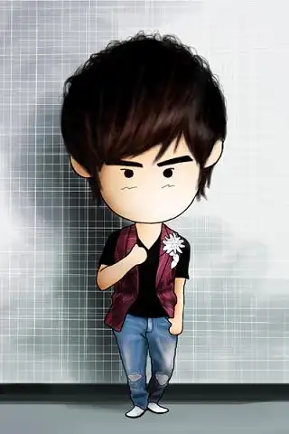 [320*480] q版 周杰伦jay 苹果iphone 壁纸 【手机图片壁纸】打包下载