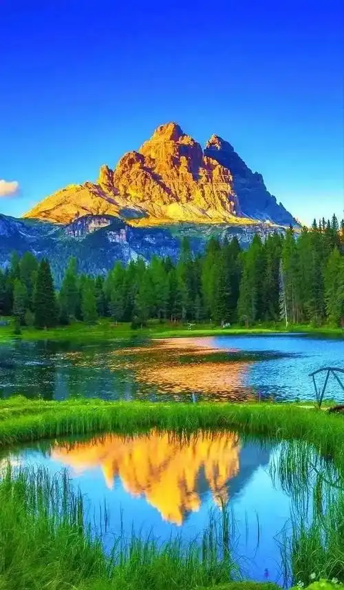 分享美照:大自然景色很美青山绿水 蓝天白云五颜六色 五彩斑斓风景