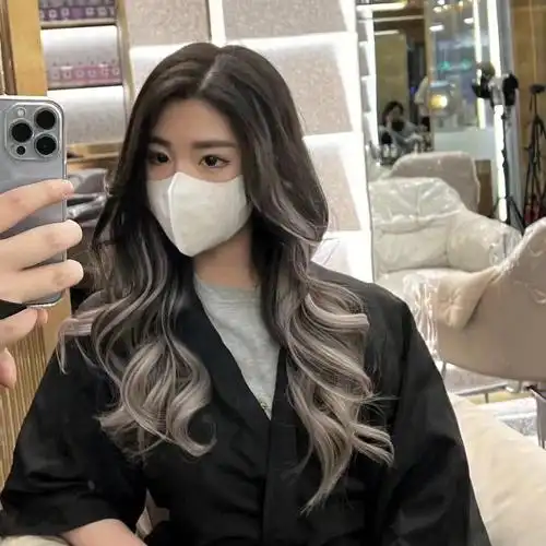 接口p1&2应该是微编织,3&4忘了是什么接口了但头发披下来都是看不到接