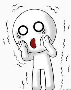 简笔画女孩害怕的脸