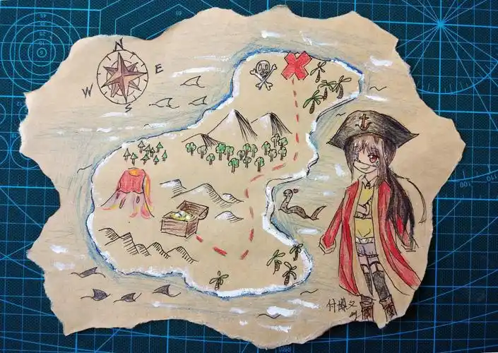 漫画班第14轮作品《海盗的藏宝图》