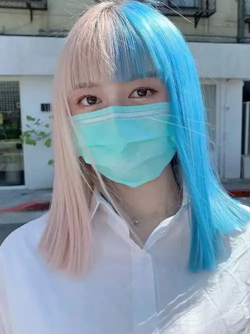 星空蓝头发_小红书