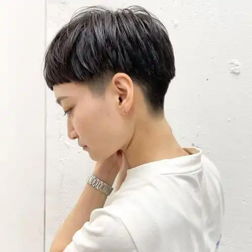 第1到4款都属于推边短发