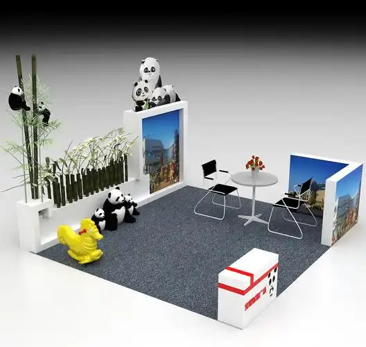 小型巡展展位简易布局示意图