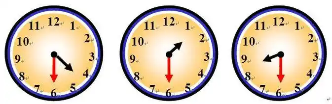 8,认识钟表复习提纲及复习试题