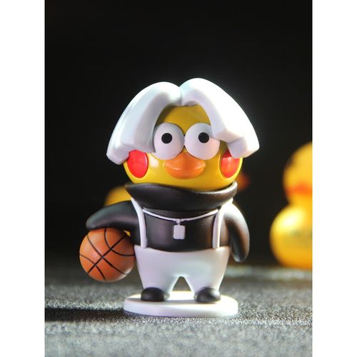 谷咖(guka)坤坤手办车载鸡你太美蔡坤小黄鸡坤坤ikun打篮球模型车摆件