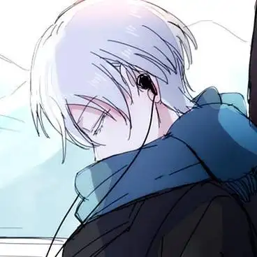 动漫男生头像侧颜耳机