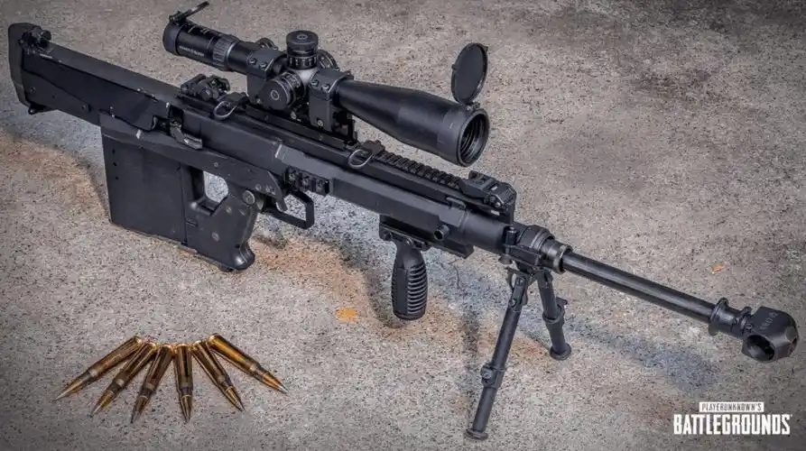 原创大口径终于来了pubg新枪lynxamr的真实原型枪解读