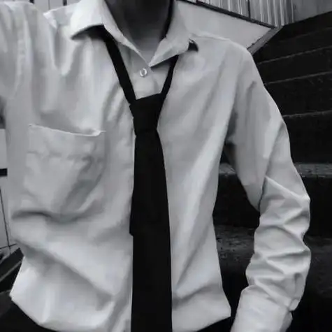 西装黑白头像男生