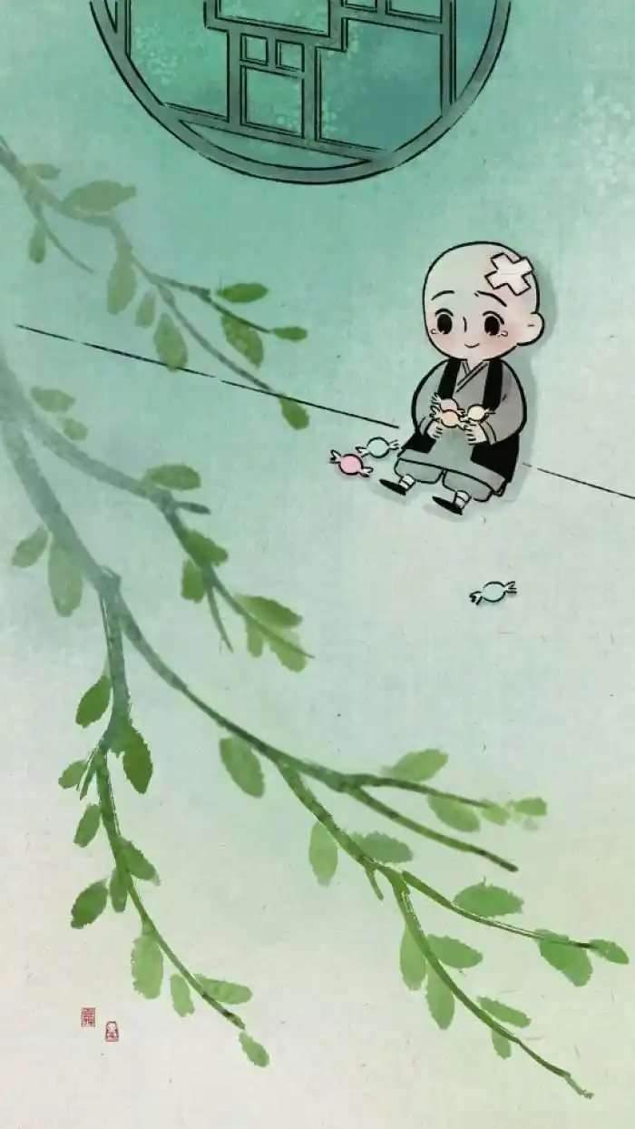 唯美古风二次元一禅壁纸,大千世界,茫茫红尘,我们都是沧海一粟