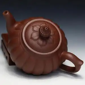 【三脚葵花】实力派 技术员 周丽萍 原矿珍藏紫泥 宜兴精品紫砂