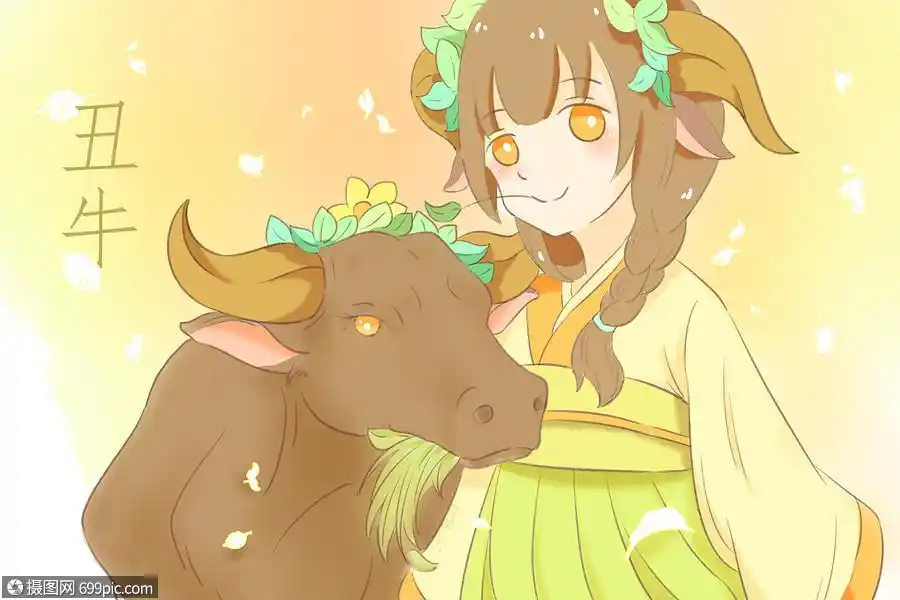 丑牛水牛古风高清图片素材