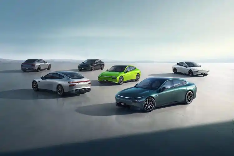 小鹏全新p7i上市,拥有同级最高757n·m的超强动力,百公里加速3.9s