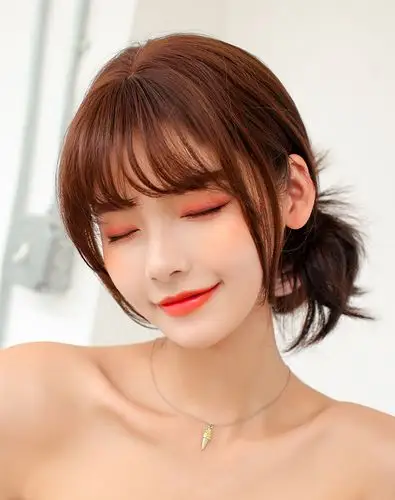 七街皇后 假发女八字自然空气刘海中分气质无痕长直发补发片古风