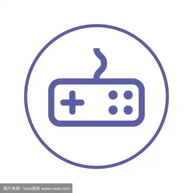 游戏手柄,矢量,圆形,标志,图标