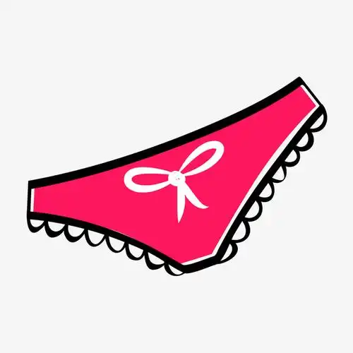 红色的女士三角裤