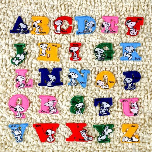 布贴衣服补丁贴可爱字母装饰字diy儿童宝宝创意组合26个英文字母