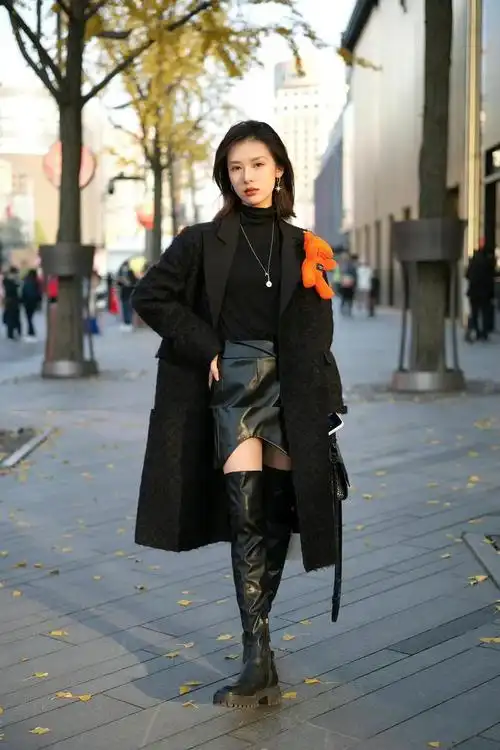 8组过膝高筒靴穿搭示范哪组好看