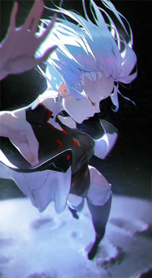 分享一组二次元女生头像 银发美少女特辑p站美图欣赏