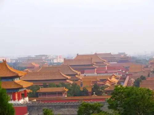 俯瞰紫禁城全景