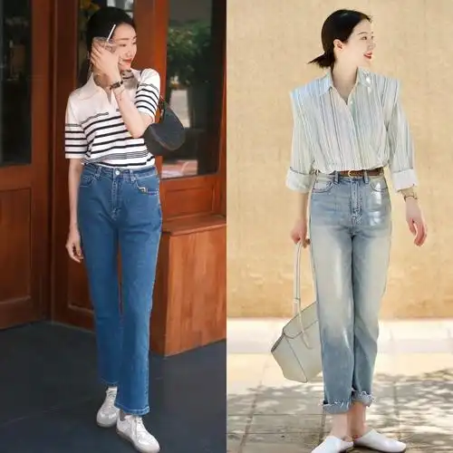 "九分牛仔裤"在搭配时,要注意这几个小细节