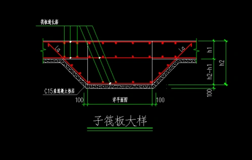 平板式筏板基础里面的子筏板如何绘制