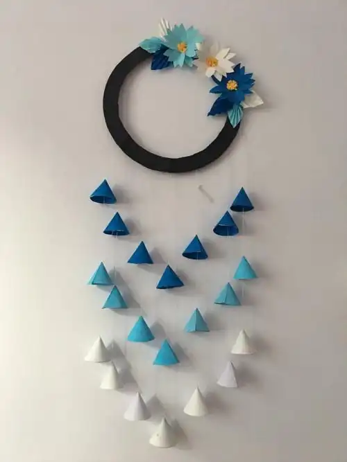 寄五三班综合材料手工制作展示