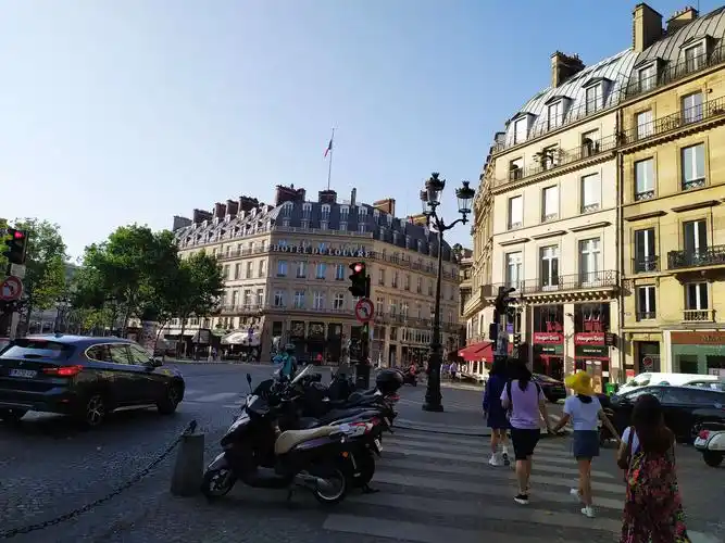 法国巴黎香榭丽舍大道及街头掠影.