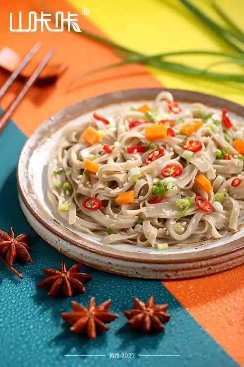 美食摄影面食荞麦青稞面