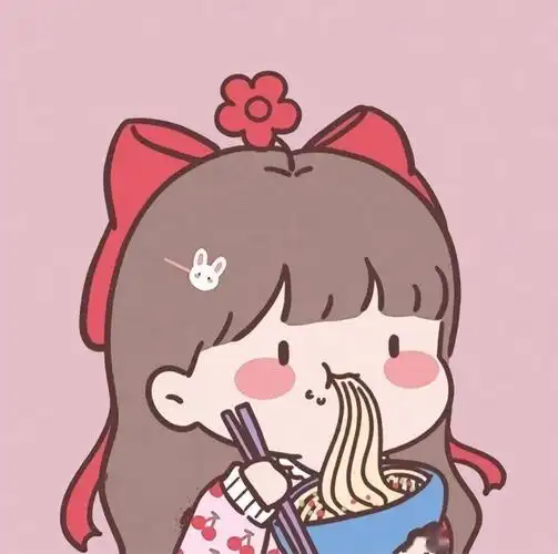 可爱卡通干饭人头像