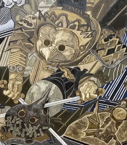 曹力全球抗疫图警世之战创作谈