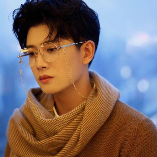 任嘉伦同款韩版潮小清醒女小框文艺学生近视椭圆可爱平光眼镜架男