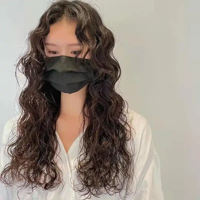 试试冷烫湿发卷真实自然接地气