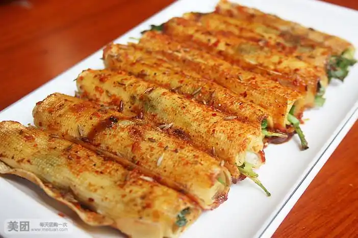 烤干豆腐卷