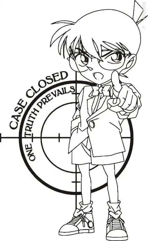 工藤新一超帅简笔画 工藤新一超帅简笔画全身