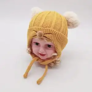 宝宝帽子冬季女0一1岁婴儿男图片