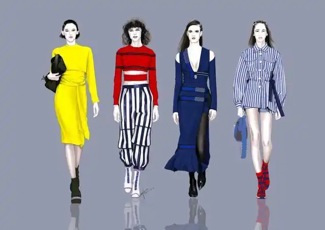 服装设计《色彩的感情效应》