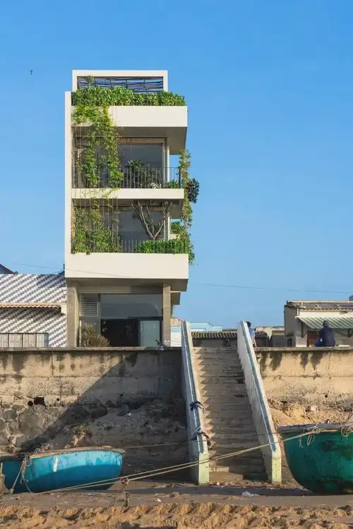 越南沿海小村庄450m园林住宅