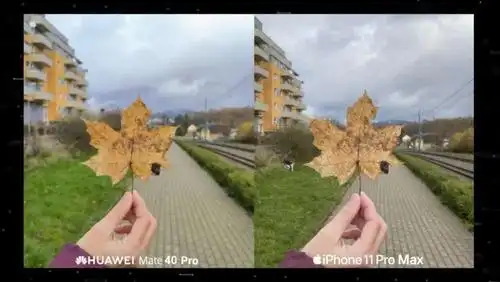 华为mate40pro和iphone11promax拍照对比差距明显